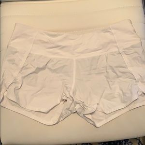 White Lululemon Shorts Size 6